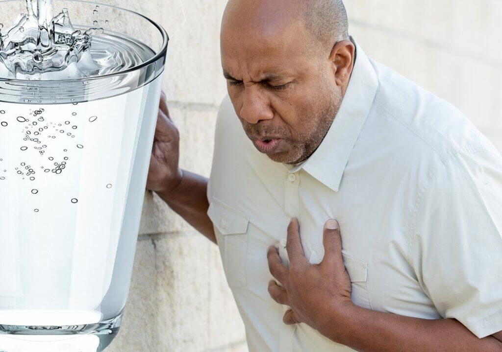 Ataque Cardíaco y Agua