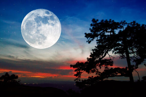 Plenilunio de la Luna