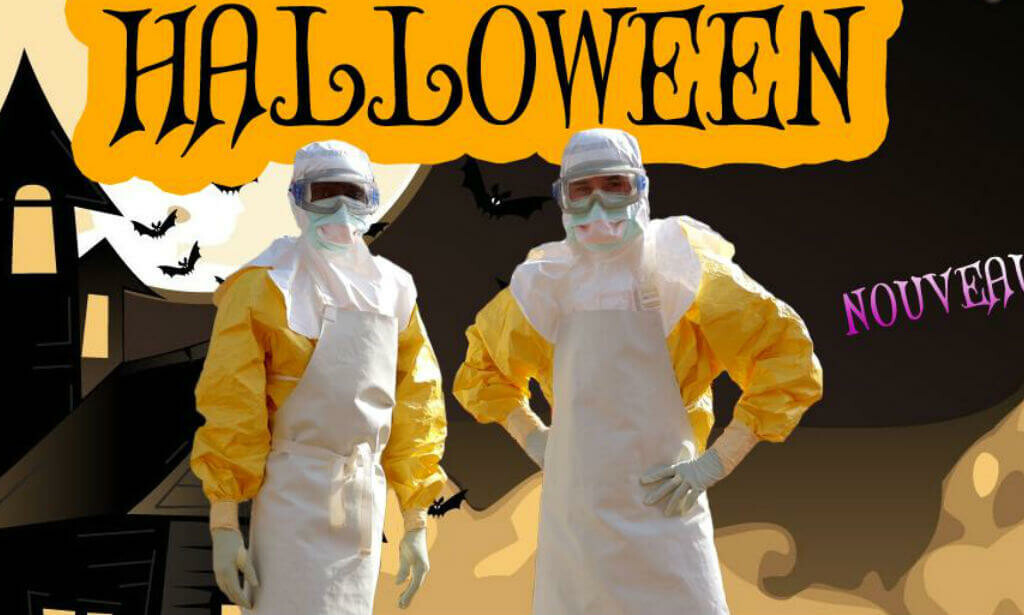 Ébola disfraz viral año 2014, InfoMistico.com