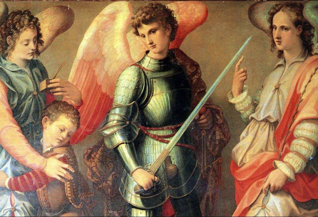 Arcangeles Miguel, Gabriel y Rafael / Archangels Michael, Gabriel and Raphael