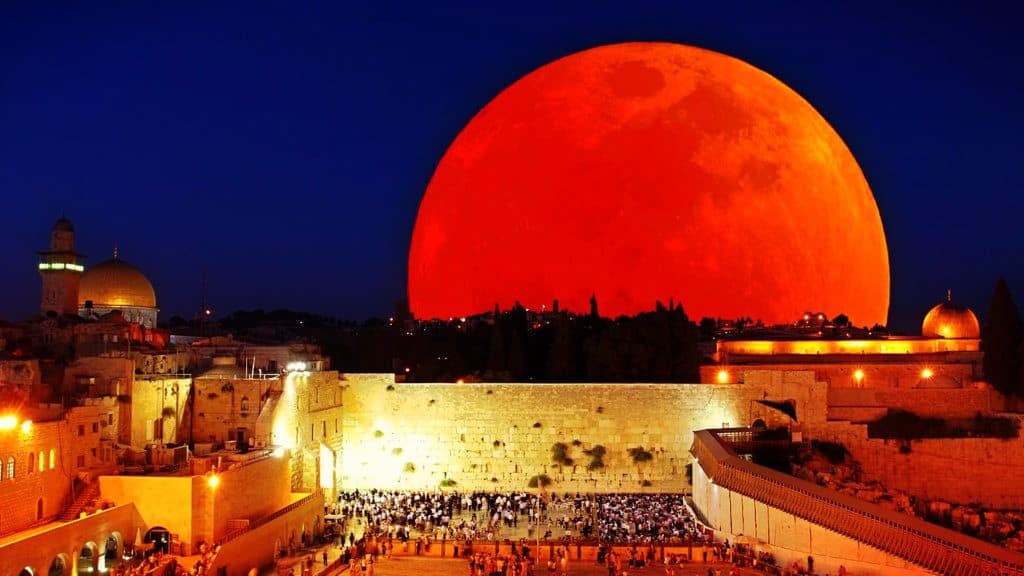 Luna de Sangre inicia cambio en Israel, InfoMistico.com
