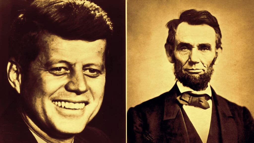 Abraham Lincoln y John F. Kennedy