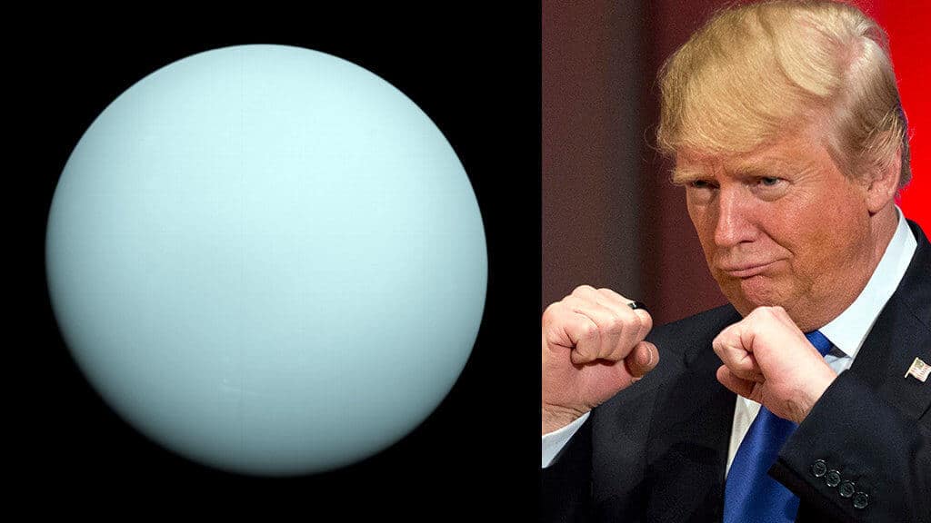 El Planeta Urano marca la era Trump