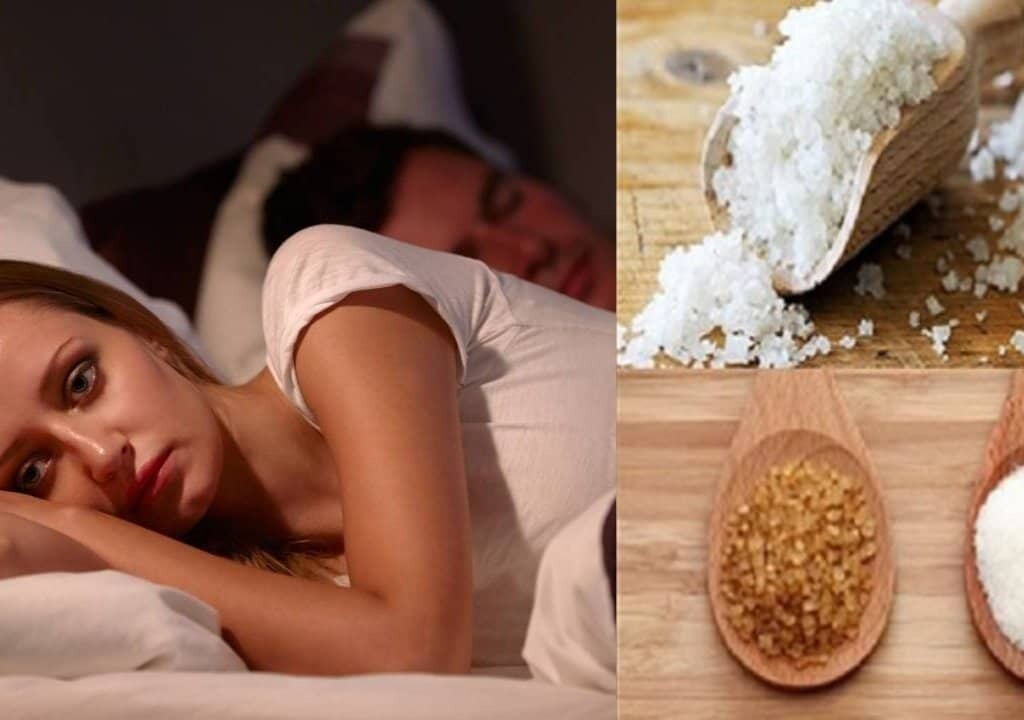 Sal y azúcar para combatir el insomnio
