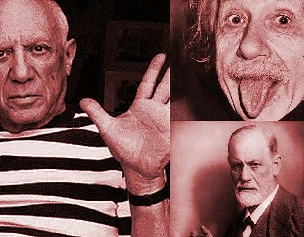 Picasso, Einstein y Freud