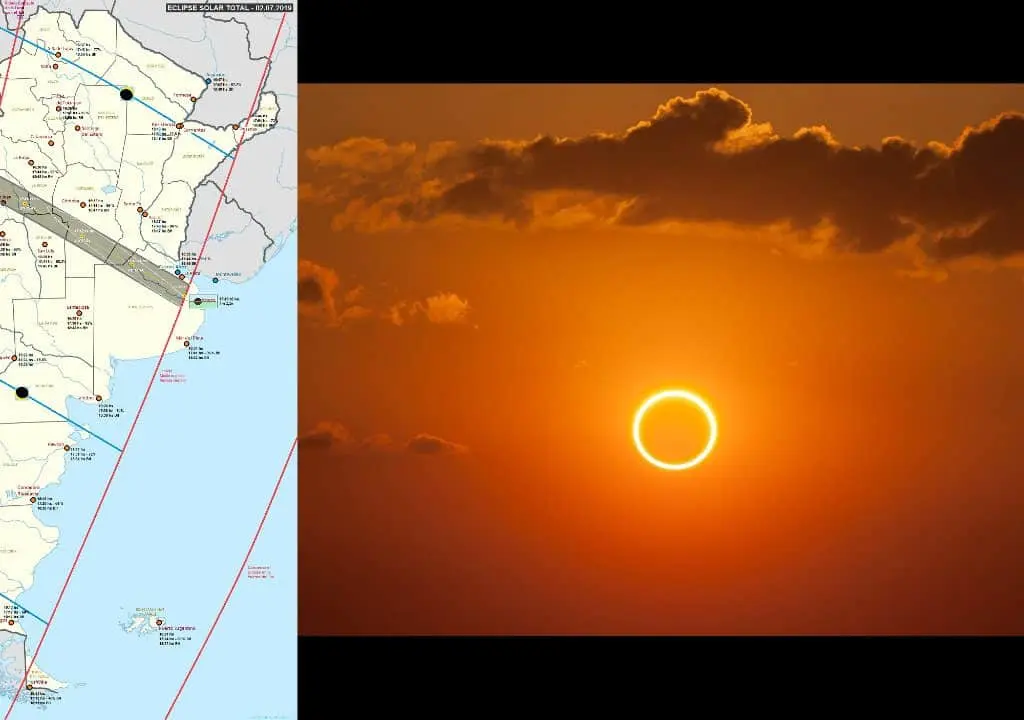 Eclipse Total de Sol 2 de Julio 2019 – Argentina privilegiado para verlo, InfoMistico.com