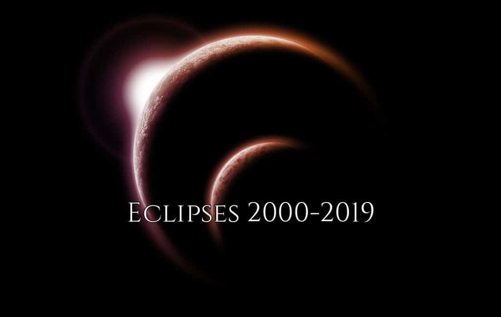 Comparación Eclipses del Año 2000 y del 2019, InfoMistico.com