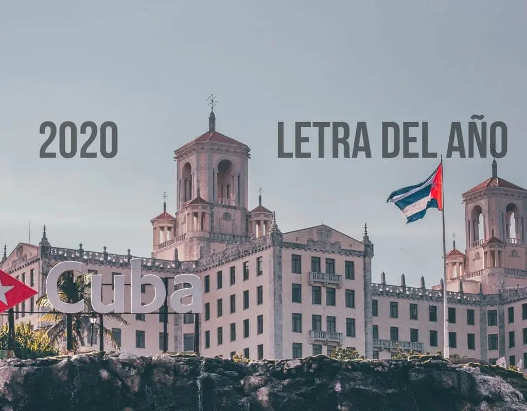 Letra del Año Cuba Año 2020, InfoMistico.com