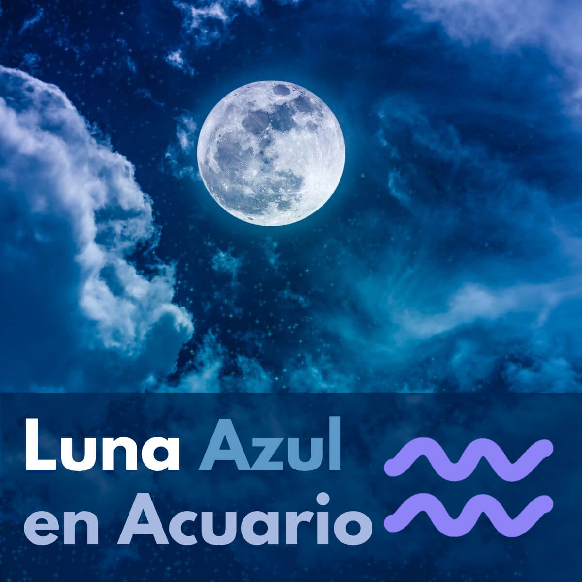 Luna Azul en Acuario, InfoMistico.com