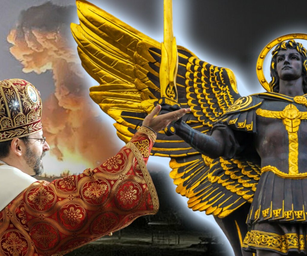 San Miguel y los ángeles luchan por Ucrania