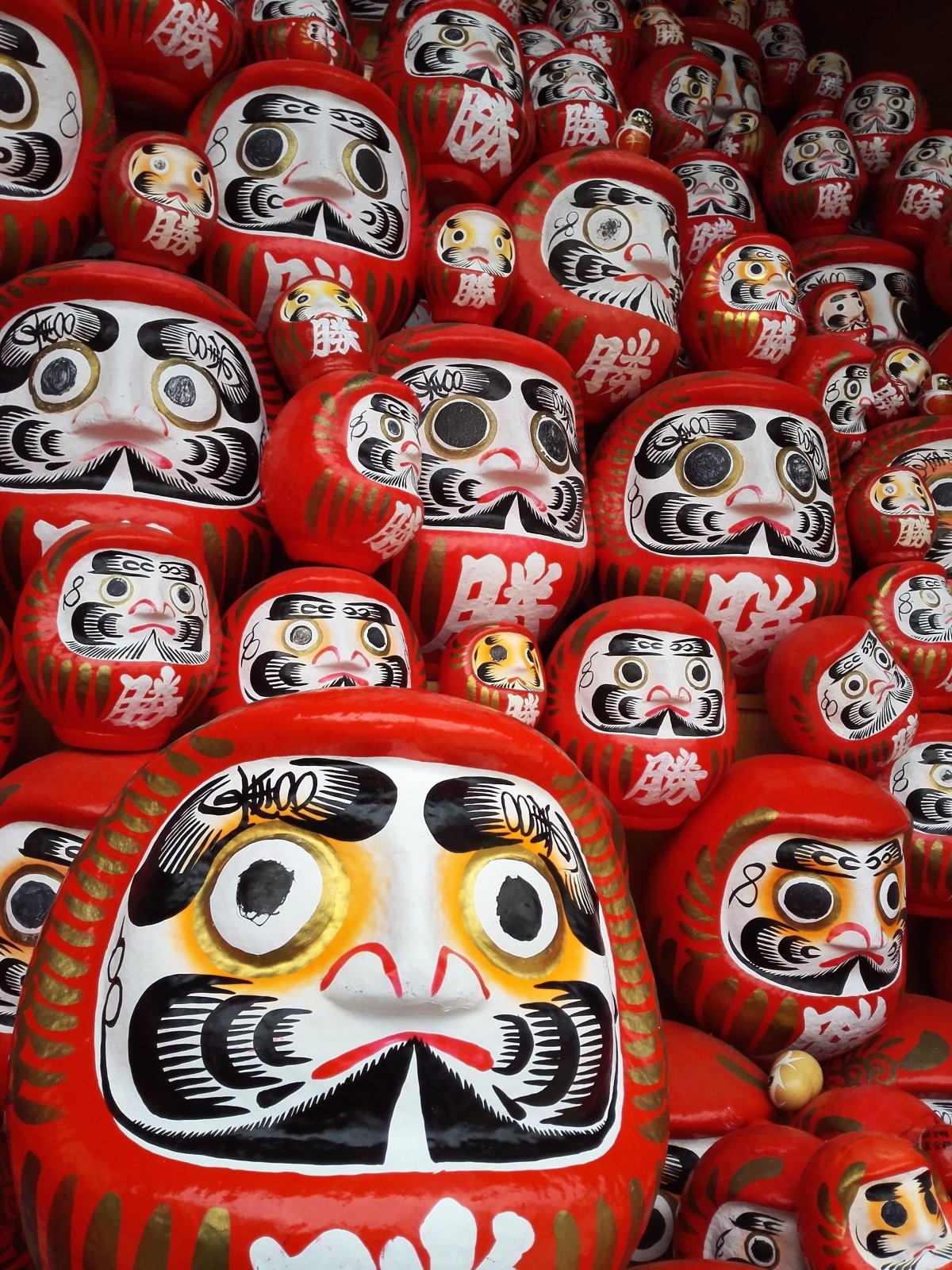 Daruma Dolls from Japan or from the purposes, InfoMistico.com